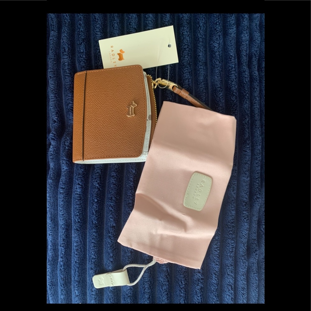 NWT Radley London small Wallet clutch Brown S5738216